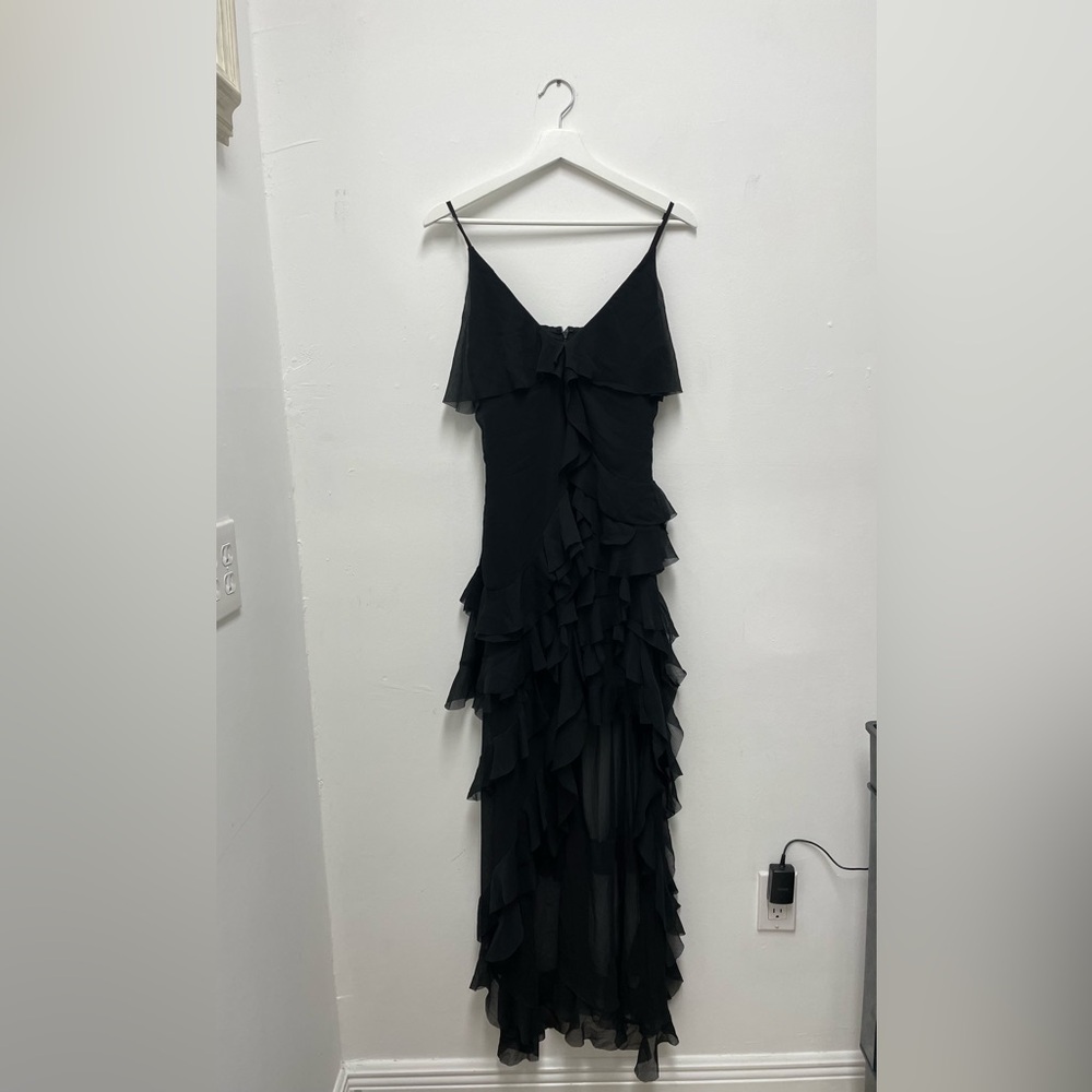 Venus High Low Black Dress Size 4